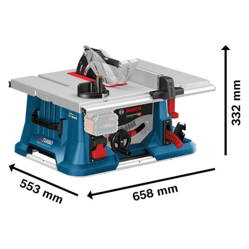 Serra de Mesa a bateria Bosch BITURBO BRUSHLESS GTS 18V-216 18V, SB - Image 3