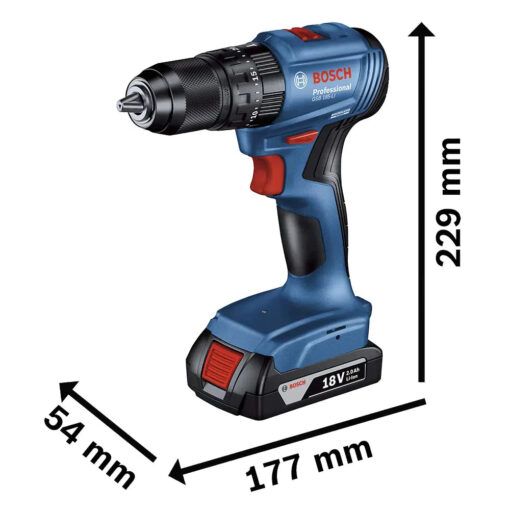 Furadeira à bateria Bosch GSB 185-LI 18V, BRUSHLESS - Image 6