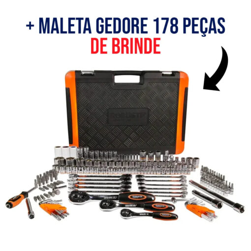 [PROMOÇÃO DE CARNAVAL🎭] Parafusadeira Bosch + Maleta Gedore 178 Ferramentas [ÚLTIMAS UNIDADES] - Image 3